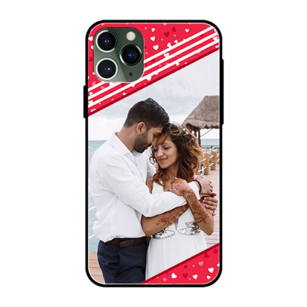 Apple iPhone 11 Pro Custom Glass Mobile Case - Valentines Gift Design Apple iPhone 11 Pro Custom Glass Mobile Case - Valentines Gift Design