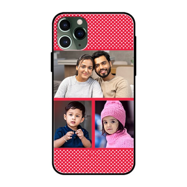 Apple iPhone 11 Pro Personalized Glass Phone Case - Bulk Pic Upload Design Apple iPhone 11 Pro Personalized Glass Phone Case - Bulk Pic Upload Design