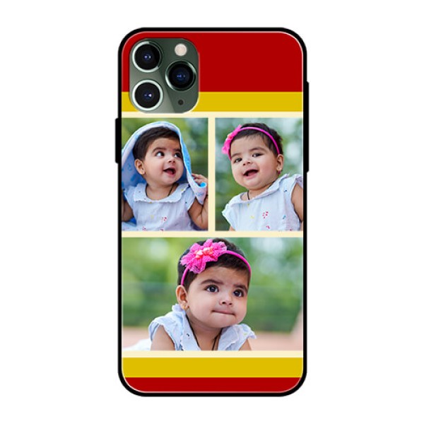 Apple iPhone 11 Pro Custom Glass Mobile Case - Multiple Pic Upload Design Apple iPhone 11 Pro Custom Glass Mobile Case - Multiple Pic Upload Design