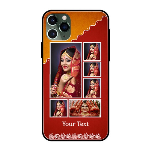 Apple iPhone 11 Pro Personalized Glass Phone Case - Wedding Pic Upload Design Apple iPhone 11 Pro Personalized Glass Phone Case - Wedding Pic Upload Design