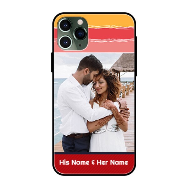 Apple iPhone 11 Pro Custom Glass Mobile Case  - Colorful Case Design