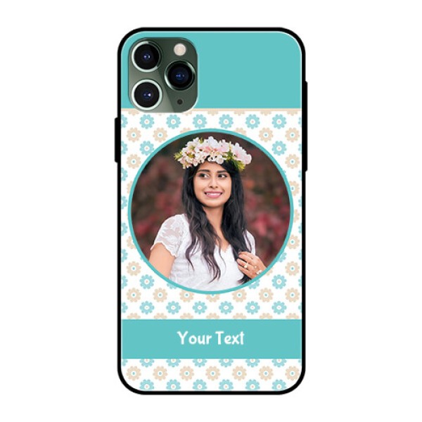 Apple iPhone 11 Pro Custom Glass Mobile Case  - Beautiful Flowers Design