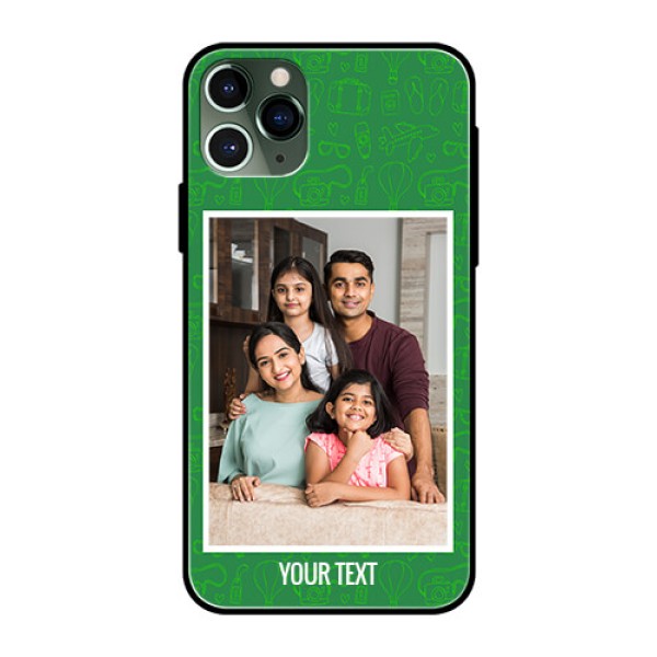 Apple iPhone 11 Pro Personalized Glass Phone Case  - Picture Upload Design