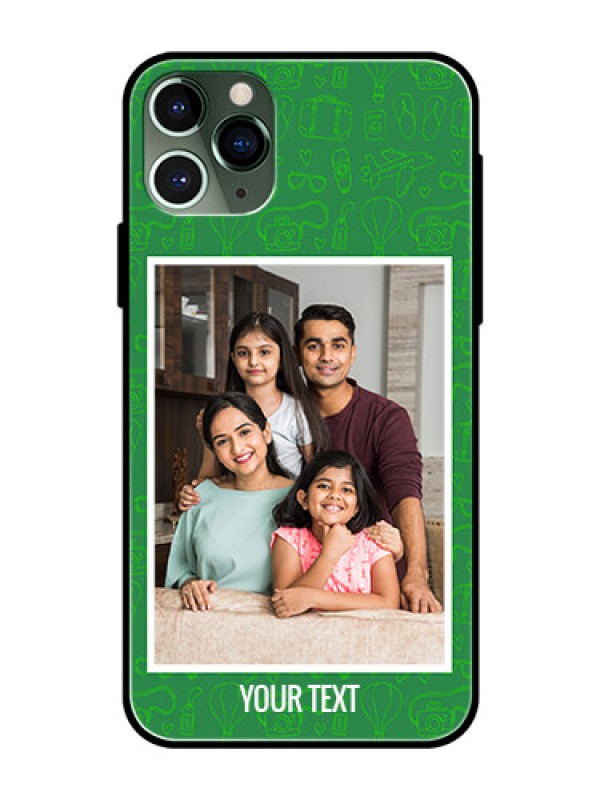 Custom Apple iPhone 11 Pro Personalized Glass Phone Case  - Picture Upload Design