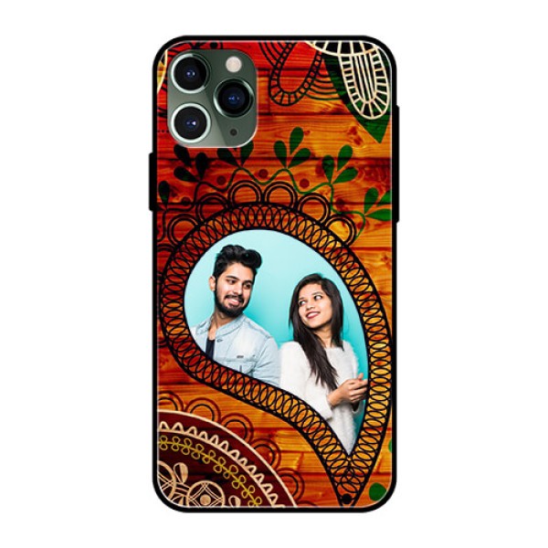 Apple iPhone 11 Pro Personalized Glass Phone Case - Abstract Colorful Design Apple iPhone 11 Pro Personalized Glass Phone Case - Abstract Colorful Design