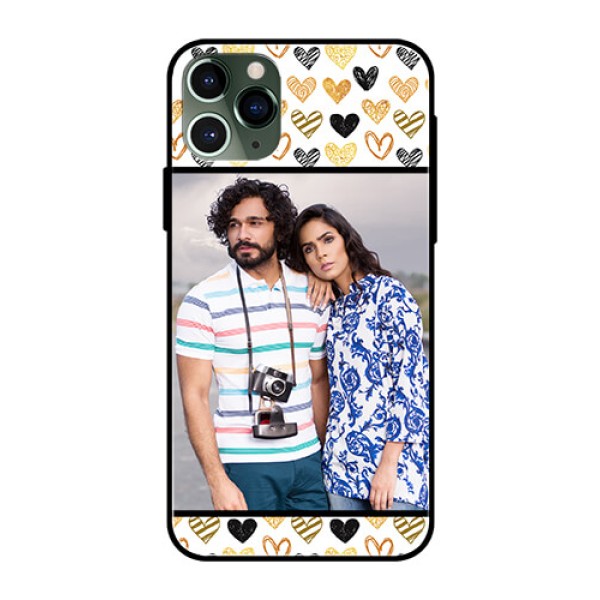 Apple iPhone 11 Pro Photo Printing on Glass Case  - Love Symbol Design