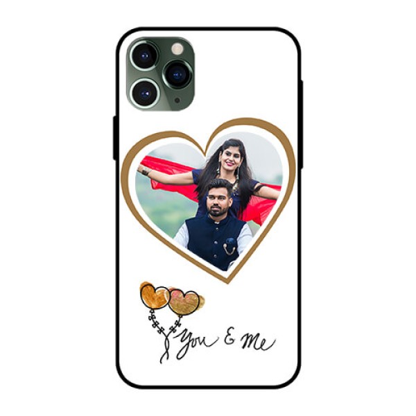 Apple iPhone 11 Pro Custom Glass Mobile Case  - You & Me Design