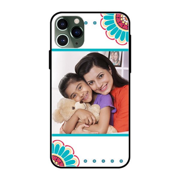 Apple iPhone 11 Pro Custom Glass Phone Case - Flower Design Apple iPhone 11 Pro Custom Glass Phone Case - Flower Design