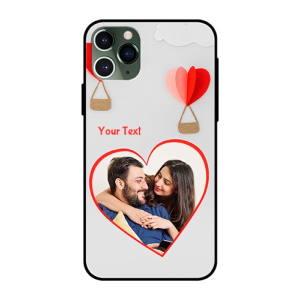 Apple iPhone 11 Pro Custom Glass Mobile Case  - Parachute Love Design