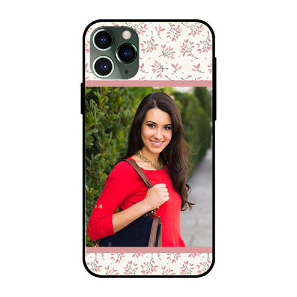 Apple iPhone 11 Pro Custom Glass Phone Case  - Premium Floral Design