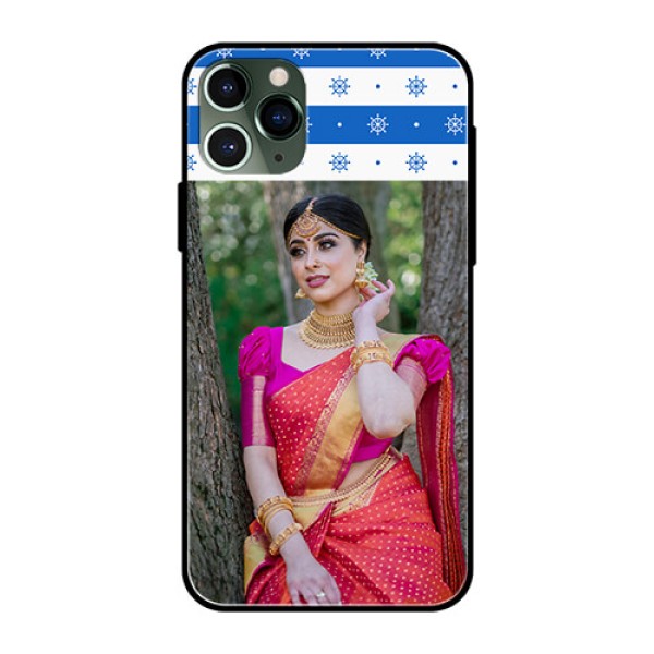 Apple iPhone 11 Pro Photo Printing on Glass Case - Snow Pattern Design Apple iPhone 11 Pro Photo Printing on Glass Case - Snow Pattern Design