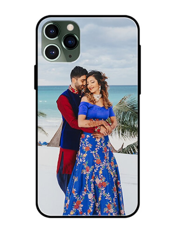 Custom Apple iPhone 11 Pro Photo Printing on Glass Case  - Upload Full Picture Design