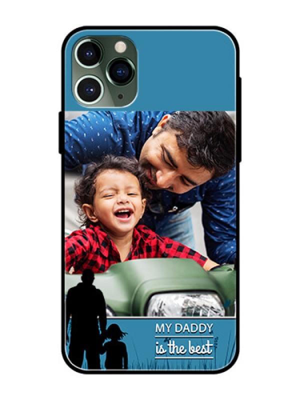 Custom Apple iPhone 11 Pro Custom Glass Mobile Case  - Best dad design 
