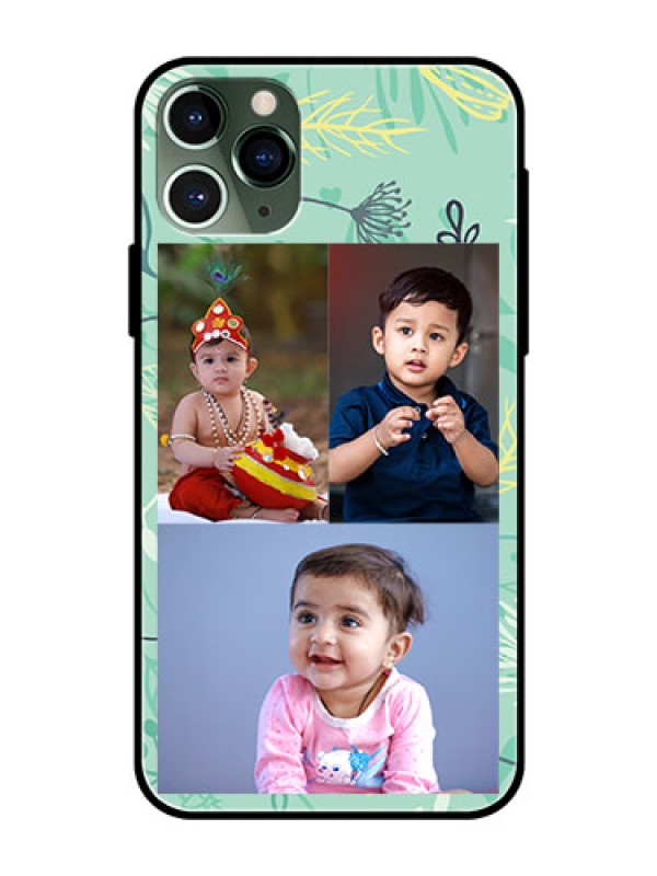 Custom Apple iPhone 11 Pro Photo Printing on Glass Case  - Forever Family Design 