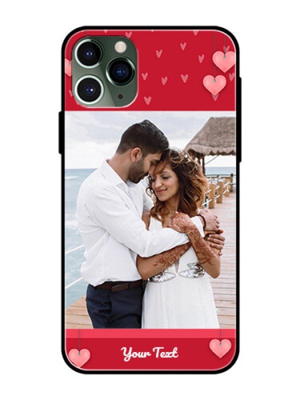 Custom Apple iPhone 11 Pro Custom Glass Phone Case  - Valentines Day Design
