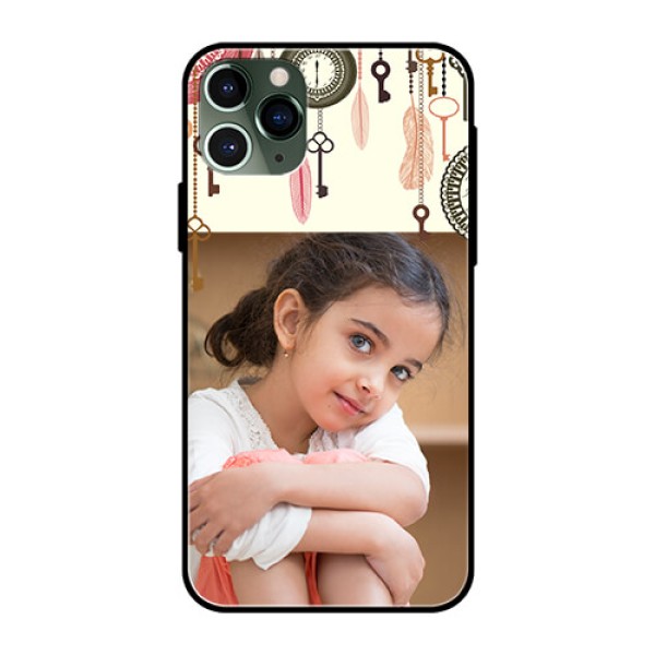Apple iPhone 11 Pro Custom Glass Mobile Case - Boho Style Design Apple iPhone 11 Pro Custom Glass Mobile Case - Boho Style Design