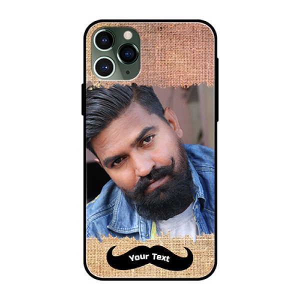 Apple iPhone 11 Pro Personalized Glass Phone Case  - with Texture Design