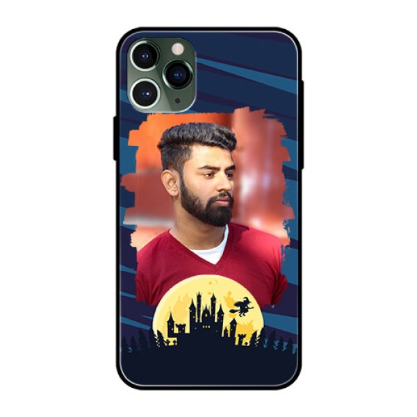 Apple iPhone 11 Pro Photo Printing on Glass Case - Halloween Witch Design Apple iPhone 11 Pro Photo Printing on Glass Case - Halloween Witch Design