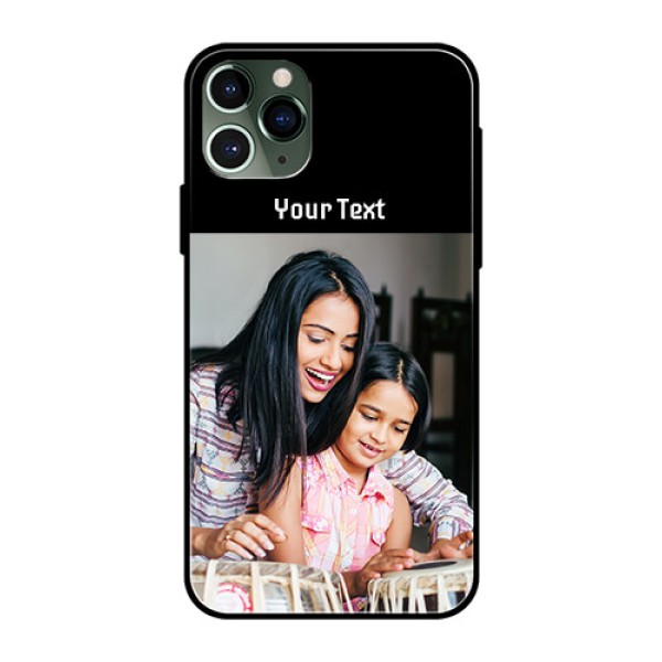 Iphone 11 Pro Photo with Name on Glass Phone Case