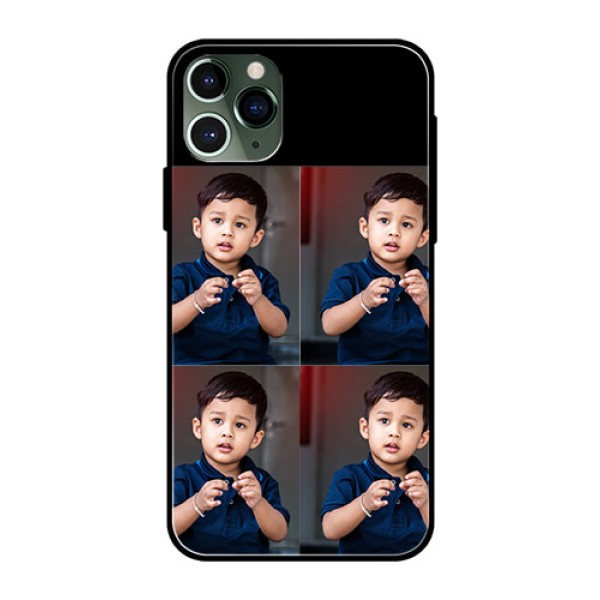 Iphone 11 Pro 4 Image Holder on Glass Mobile Cover