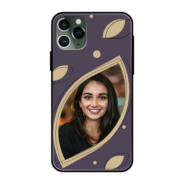 iPhone 11 Pro Custom Glass Mobile Case - Falling Leaf Design