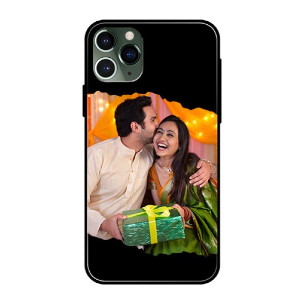 iPhone 11 Pro Custom Glass Phone Case - Tear-off Design