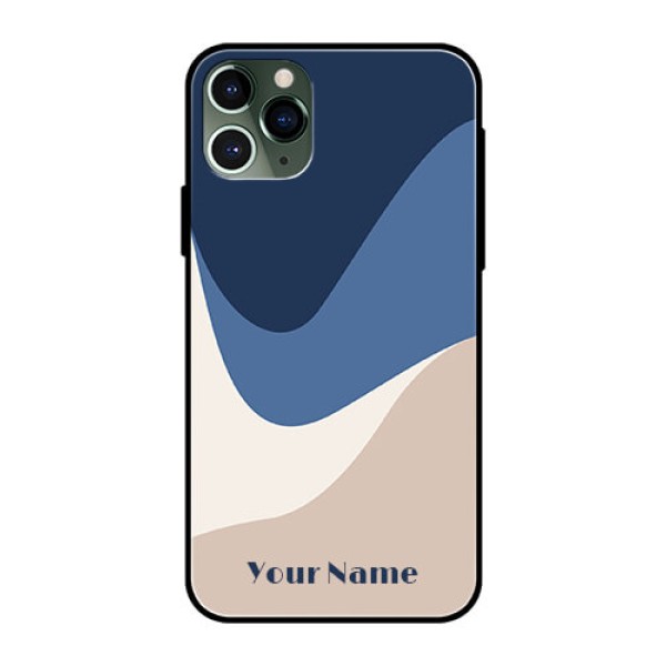 iPhone 11 Pro Custom Glass Phone Case - Abstract Drip Art Design iPhone 11 Pro Custom Glass Phone Case - Abstract Drip Art Design