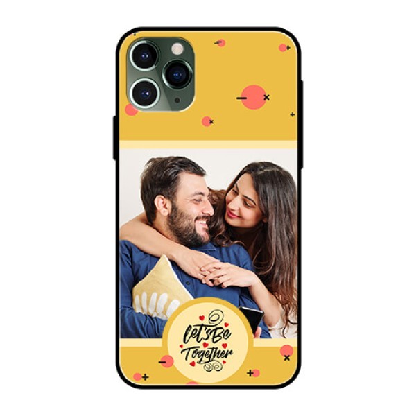 iPhone 11 Pro Photo Printing on Glass Case - Lets be Together Design iPhone 11 Pro Photo Printing on Glass Case - Lets be Together Design
