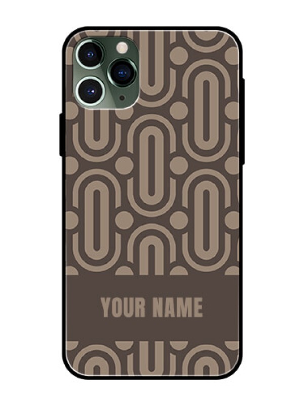 Custom iPhone 11 Pro Custom Glass Phone Case - Captivating Zero Pattern Design