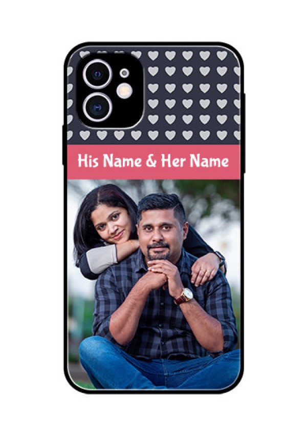 Apple iPhone 11 Custom Glass Mobile Case  - Love Symbols Design