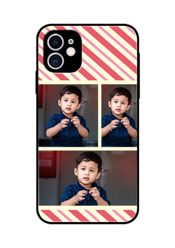 Apple iPhone 11 Personalized Glass Phone Case  - Picture Upload Mobile Case Design