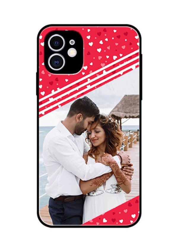 Apple iPhone 11 Custom Glass Mobile Case  - Valentines Gift Design