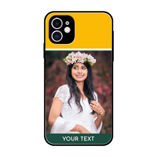 Apple iPhone 11 Photo Printing on Glass Case - Love You Design Apple iPhone 11 Photo Printing on Glass Case - Love You Design