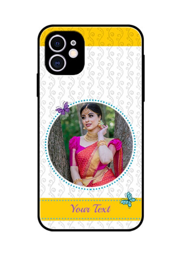 Apple iPhone 11 Custom Glass Mobile Case  - Girls Premium Case Design