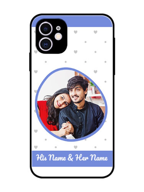 Custom Apple iPhone 11 Photo Printing on Glass Case  - Premium Case Design