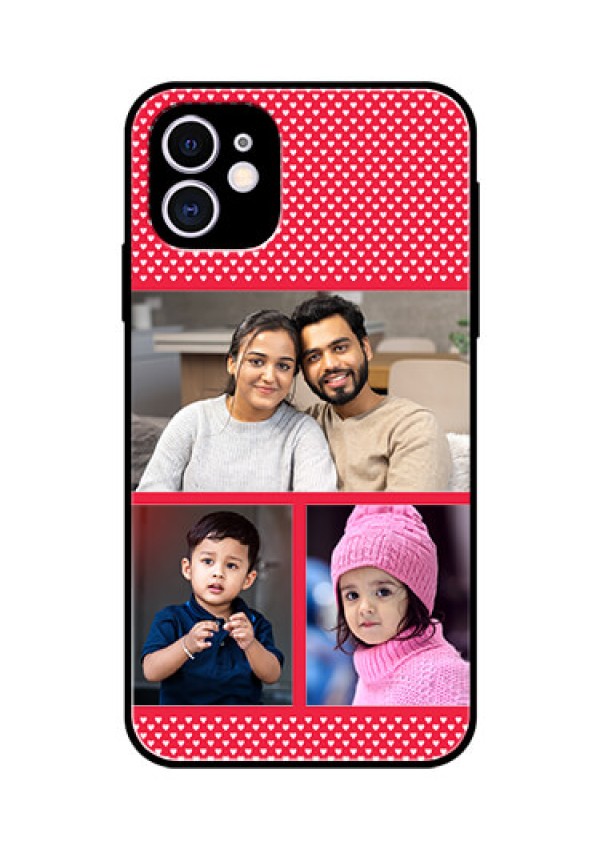 Apple iPhone 11 Personalized Glass Phone Case  - Bulk Pic Upload Design