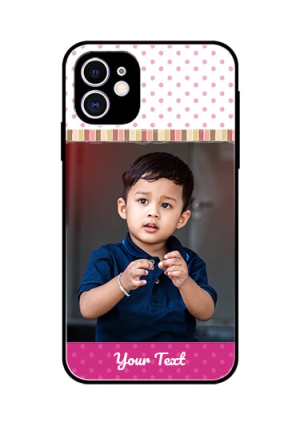Apple iPhone 11 Photo Printing on Glass Case  - Cute Girls Cover Design
