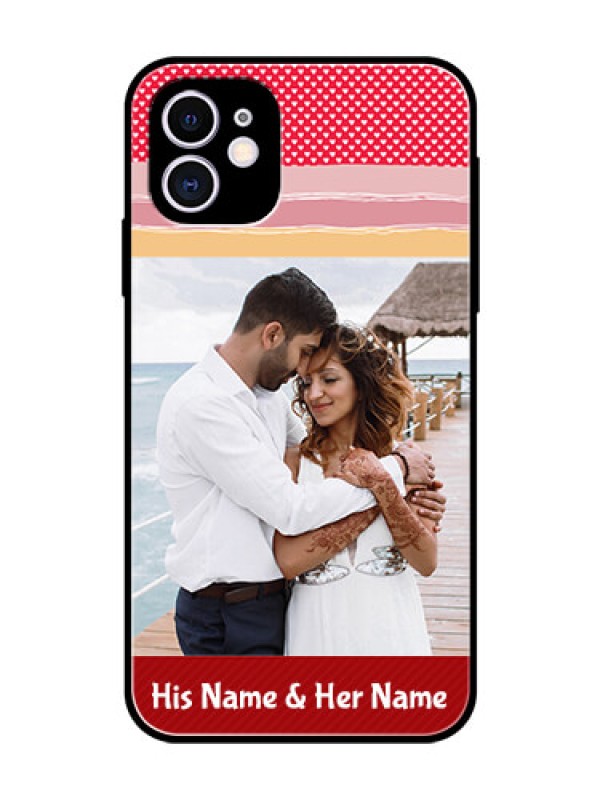 Custom Apple iPhone 11 Custom Glass Mobile Case  - Premium Case Design