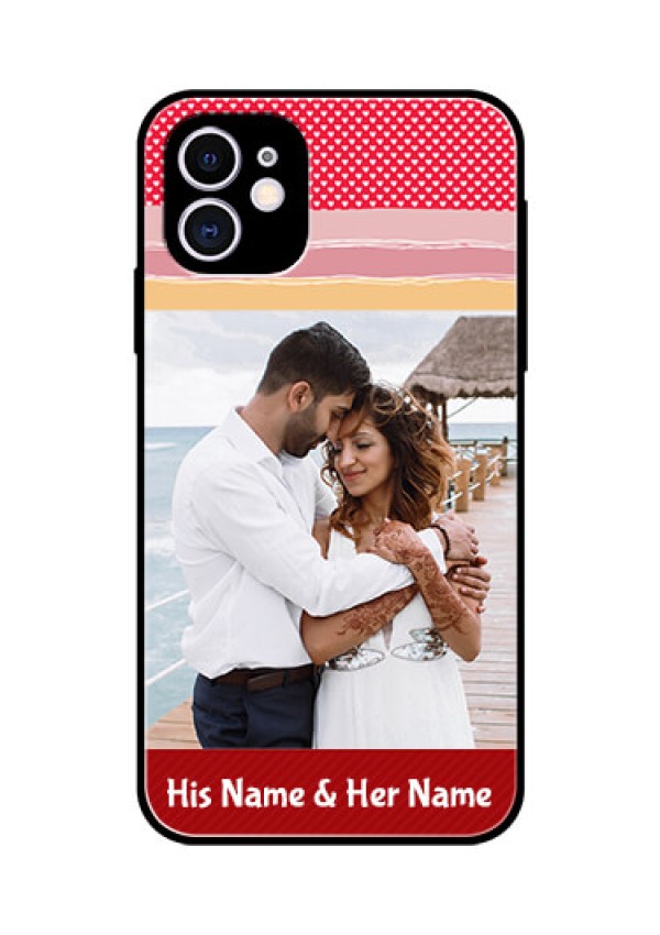 Apple iPhone 11 Custom Glass Mobile Case  - Premium Case Design
