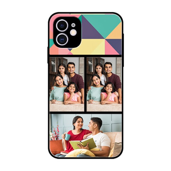 Apple iPhone 11 Custom Glass Phone Case - Bulk Pic Upload Design Apple iPhone 11 Custom Glass Phone Case - Bulk Pic Upload Design