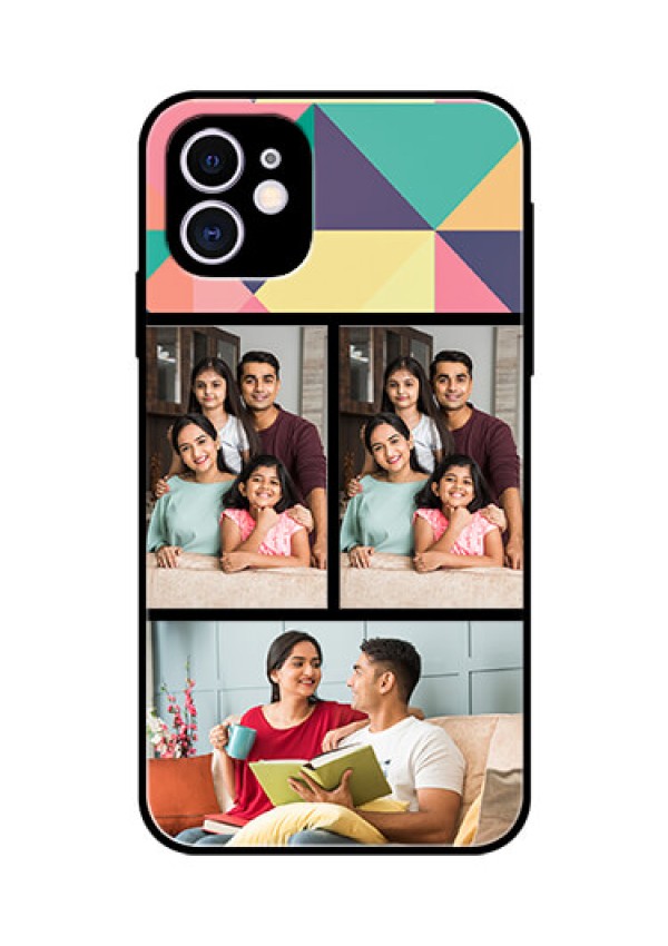 Apple iPhone 11 Custom Glass Phone Case  - Bulk Pic Upload Design