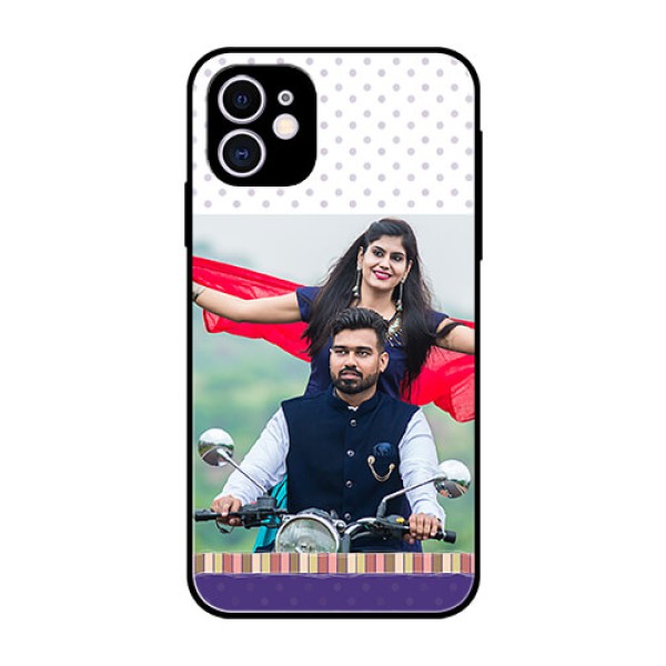 Apple iPhone 11 Photo Printing on Glass Case - Cute Family Design Apple iPhone 11 Photo Printing on Glass Case - Cute Family Design