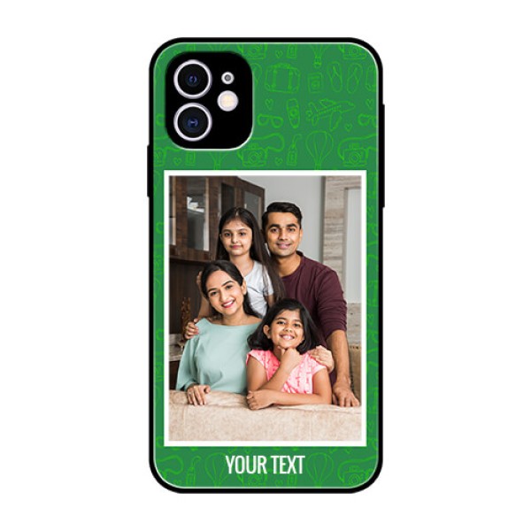Apple iPhone 11 Personalized Glass Phone Case  - Picture Upload Design