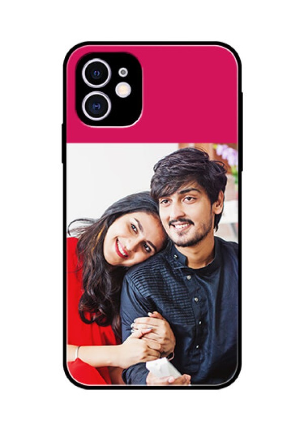Apple iPhone 11 Custom Glass Mobile Case  - Anniversary Cover Design