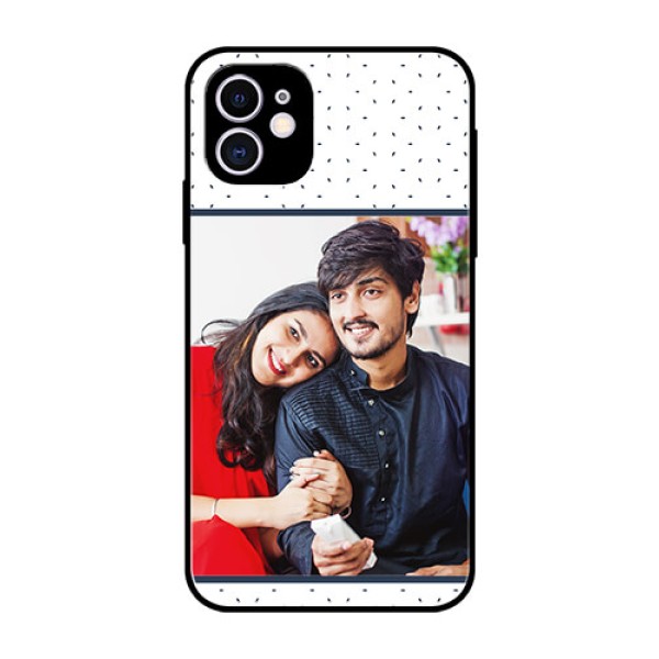 Apple iPhone 11 Personalized Glass Phone Case - Premium Dot Design Apple iPhone 11 Personalized Glass Phone Case - Premium Dot Design