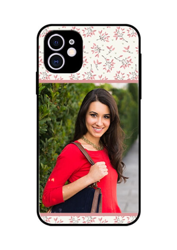 Apple iPhone 11 Custom Glass Phone Case  - Premium Floral Design