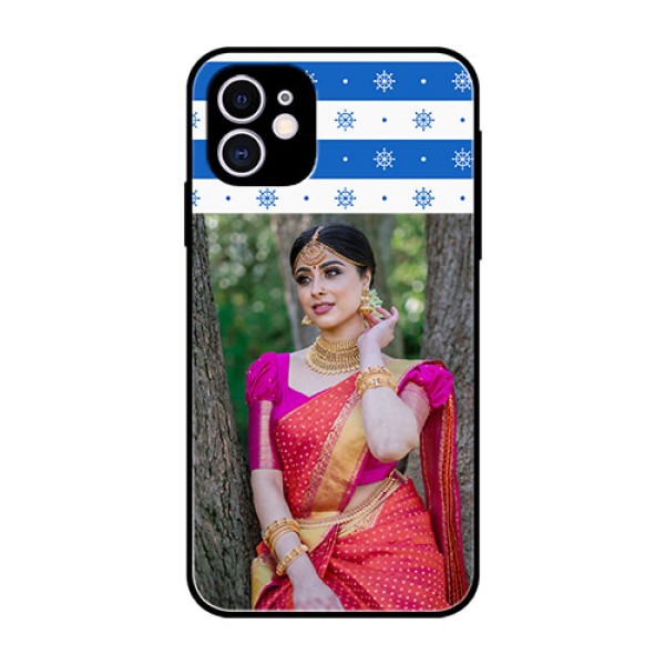 Apple iPhone 11 Photo Printing on Glass Case - Snow Pattern Design Apple iPhone 11 Photo Printing on Glass Case - Snow Pattern Design