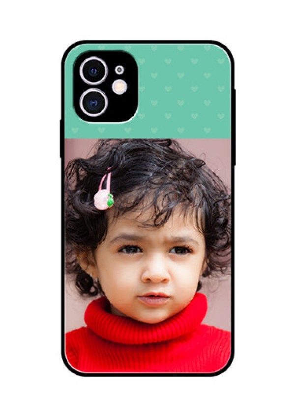 Apple iPhone 11 Custom Glass Phone Case  - Lovers Picture Design