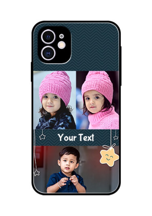 Apple iPhone 11 Custom Glass Mobile Case  - Hanging Stars Design