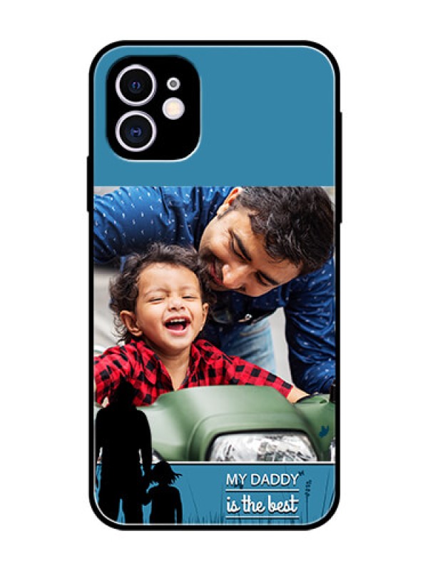 Custom Apple iPhone 11 Custom Glass Mobile Case  - Best dad design 